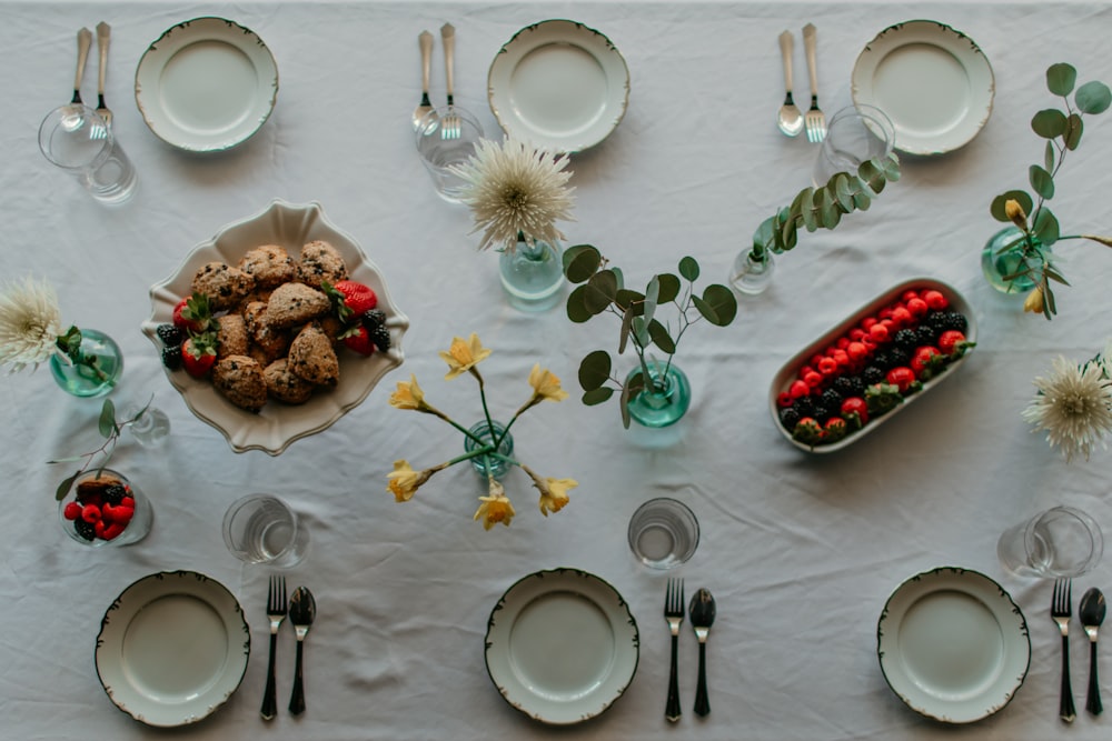 red and green chili peppers on white ceramic plate