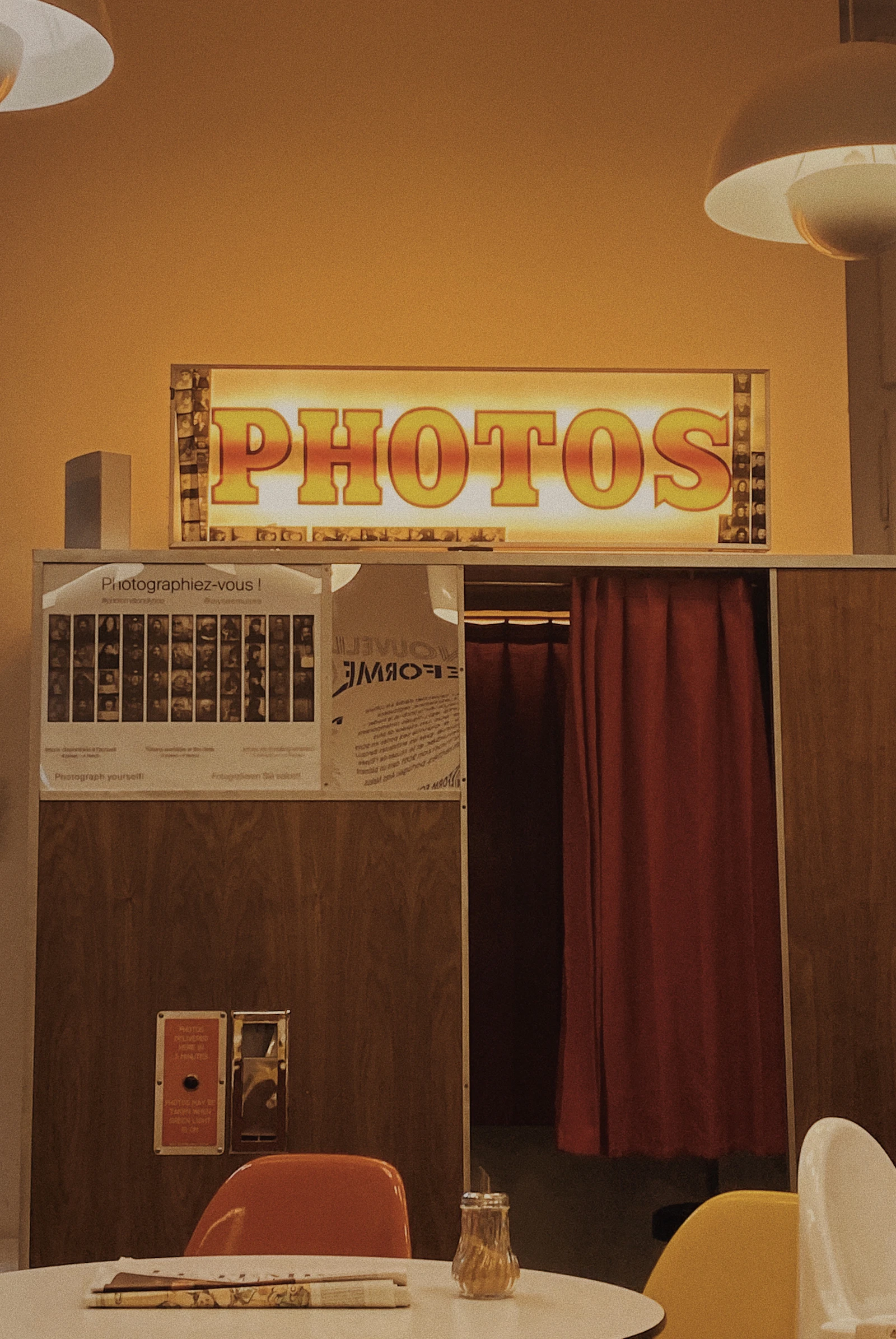 Photo booth moment