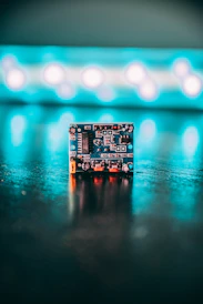 black and red circuit board