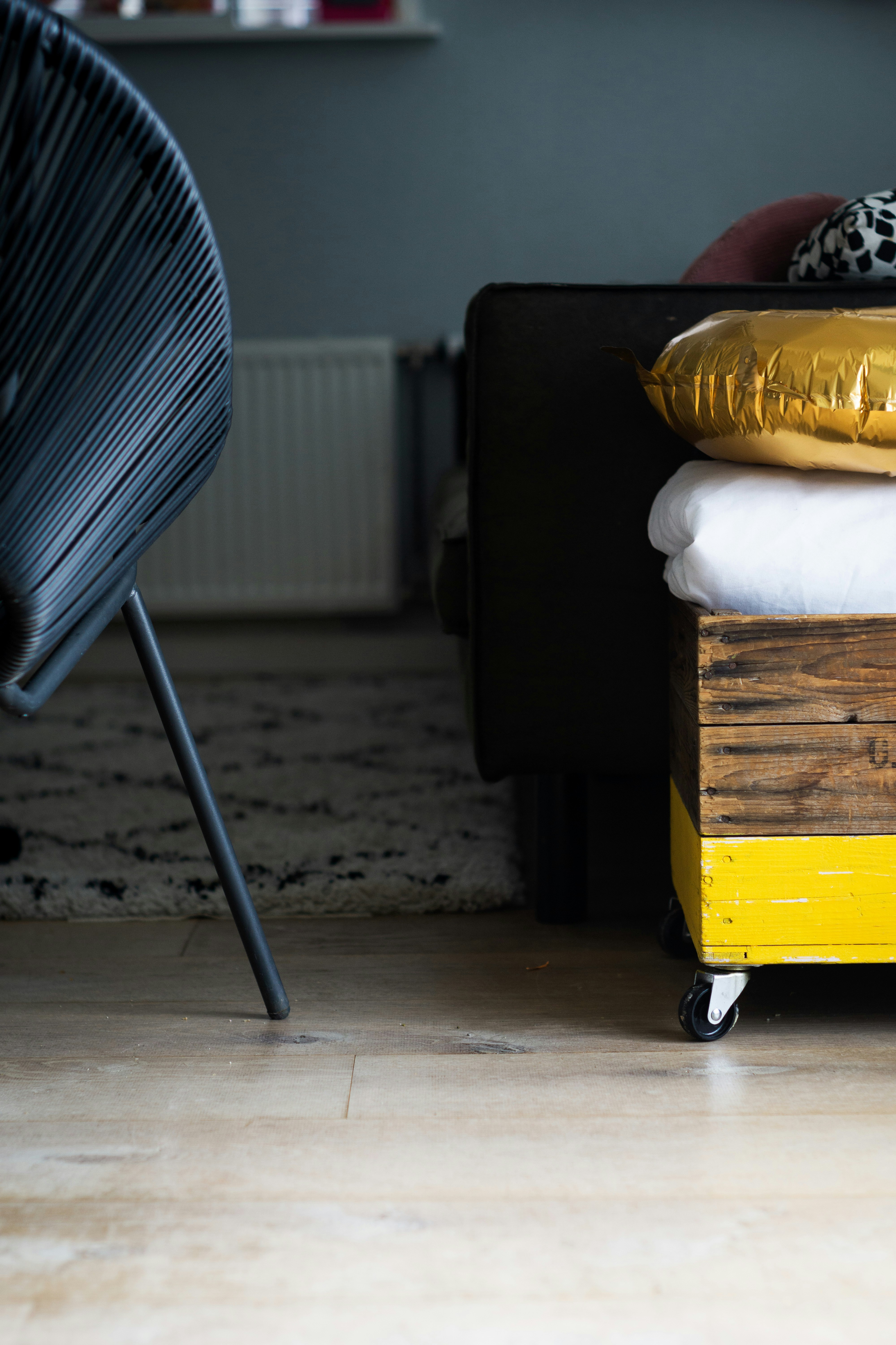 The same living room, now clean, tidy, and inviting.