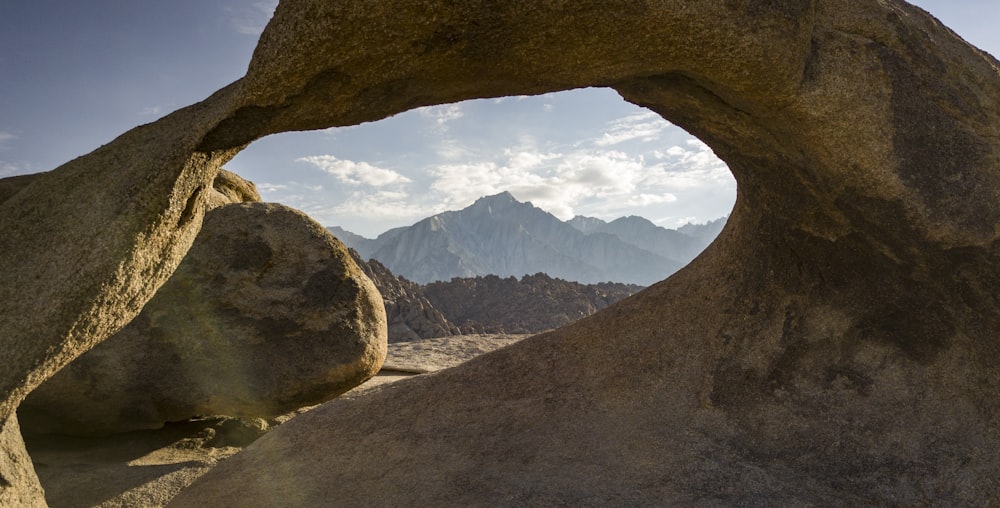 brown rock formation during daytime