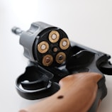 black and brown game controller