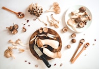 white and brown heart shaped cookies on white surface