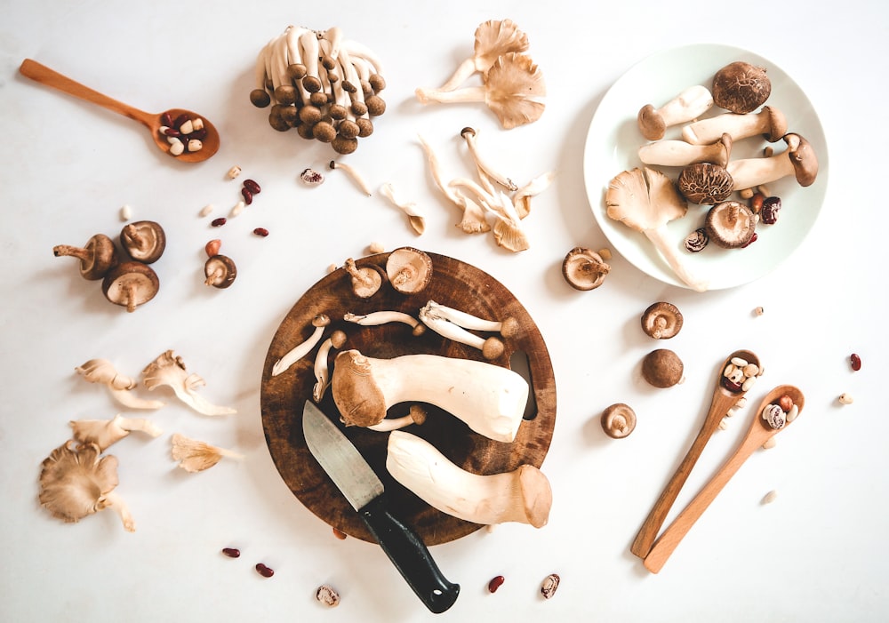 white and brown heart shaped cookies on white surface