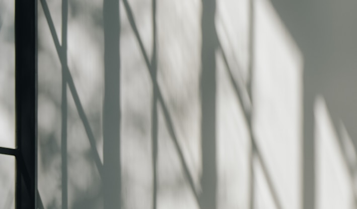 white and black window curtain