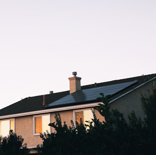 brown and white concrete house