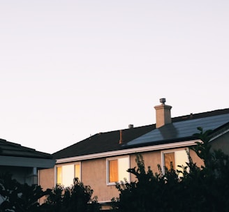 brown and white concrete house