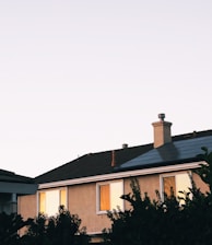 brown and white concrete house