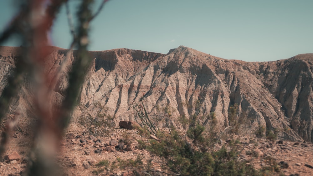 brown rocky mountain under blue sky during daytime