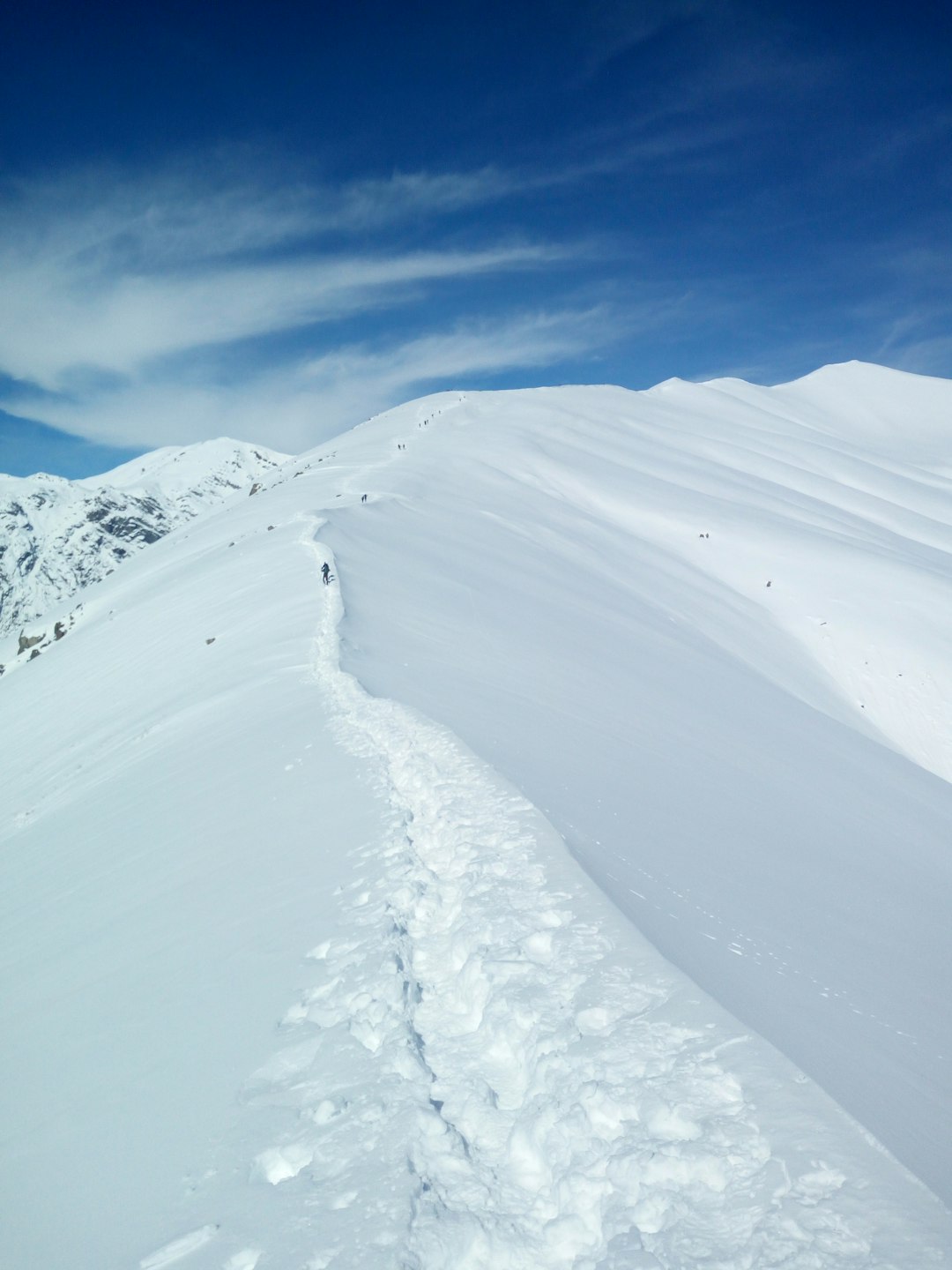 photo of DarAbad Glacial landform near Lar National Park