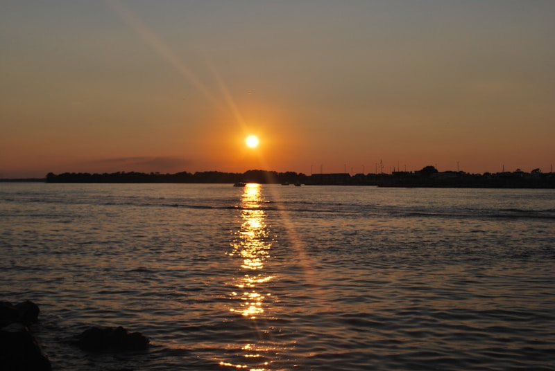 sunset beach Delaware inlet