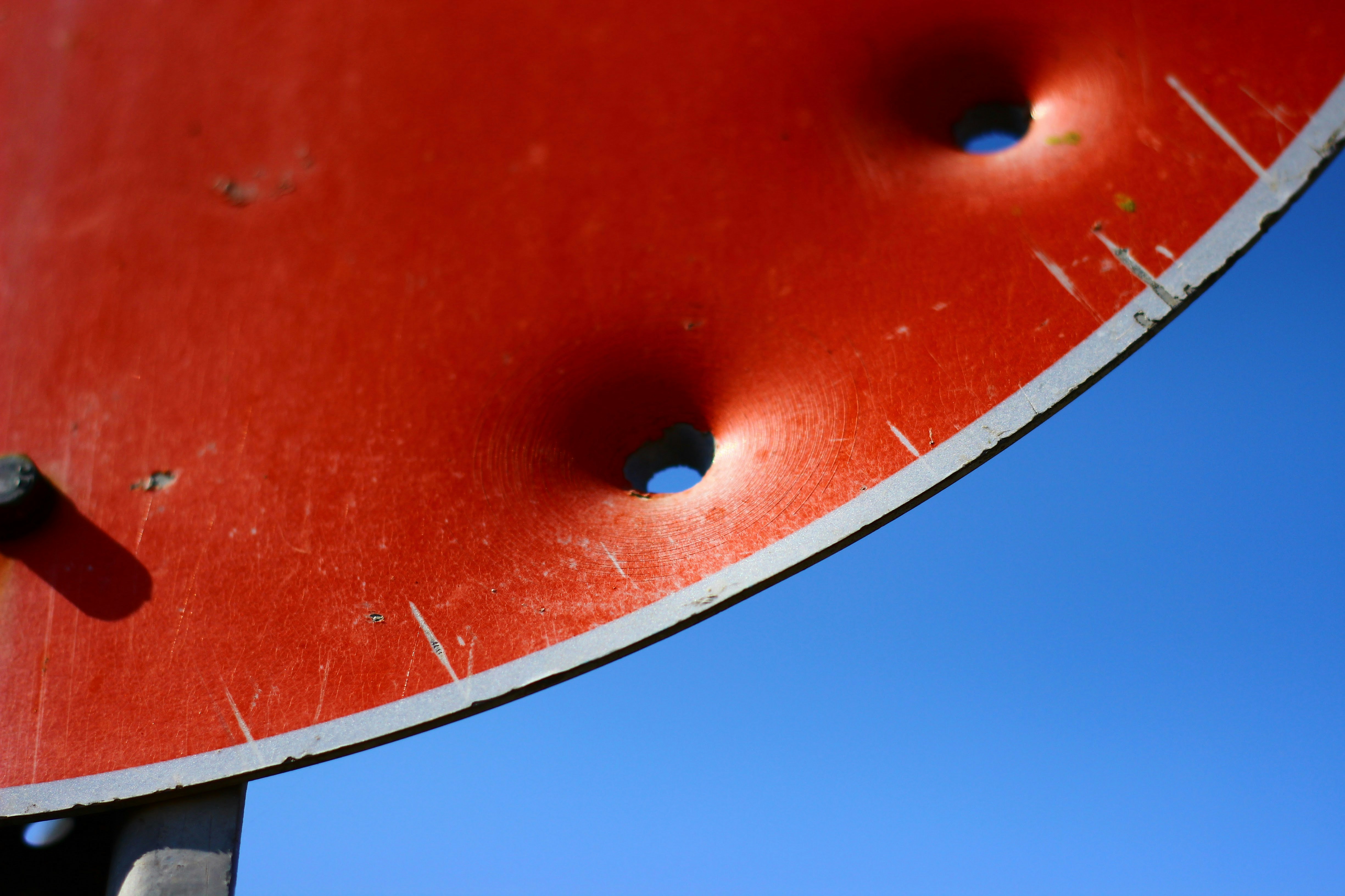 steel target closeup