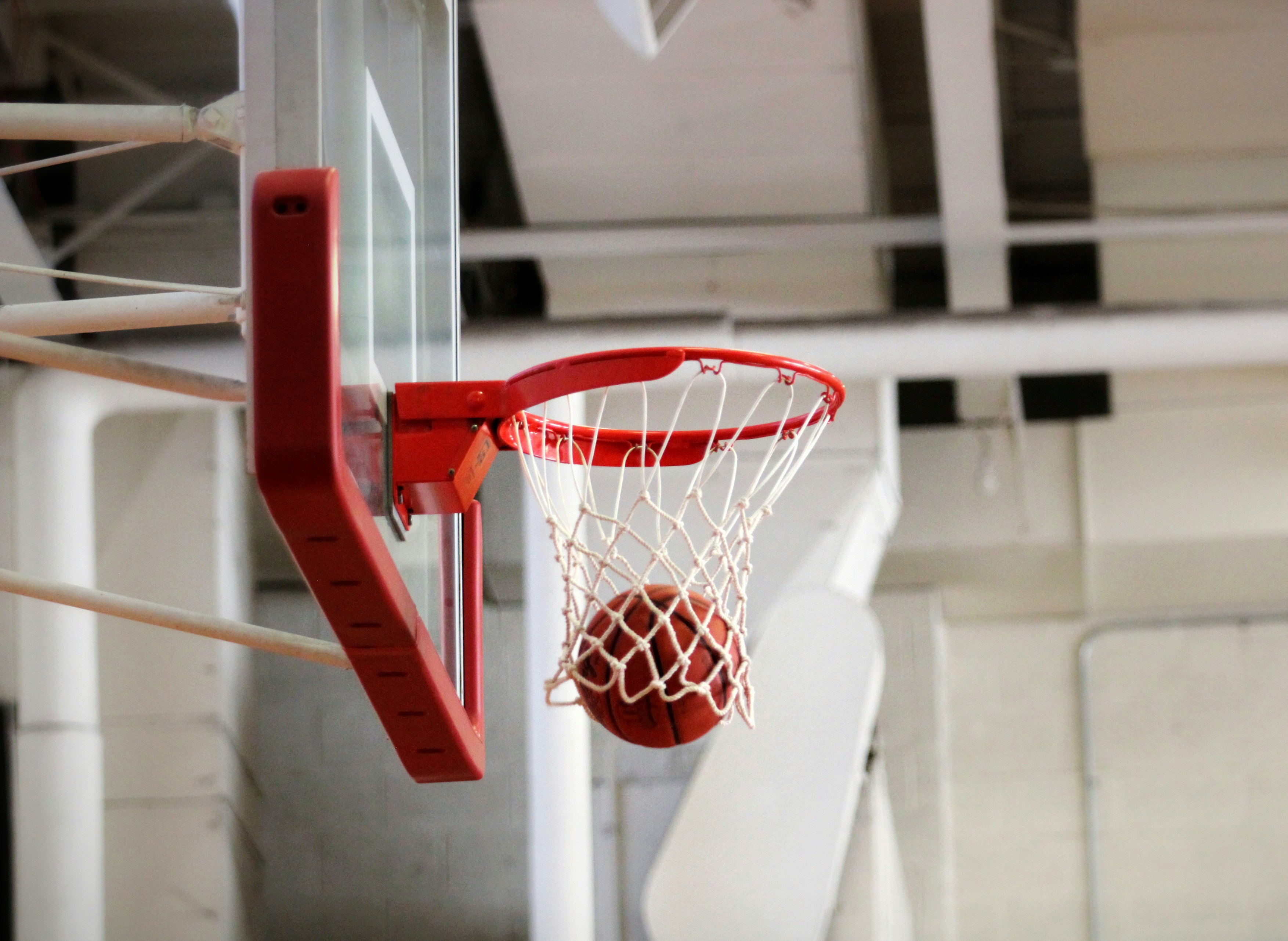 red and white basketball hoop hoop teams background