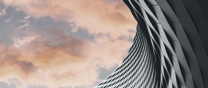 gray concrete building during sunset