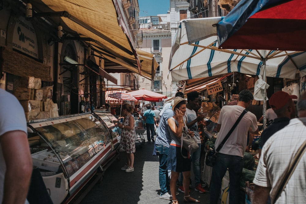 people walking on street during daytime