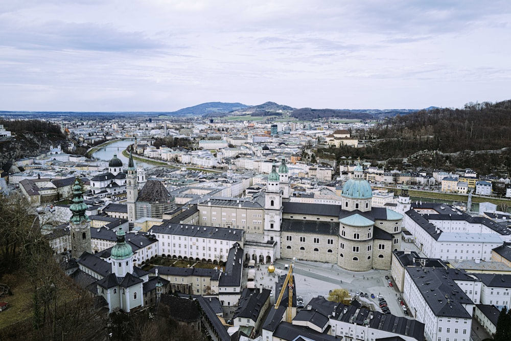 aerial view of city buildings during daytime