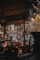 brown wooden table and chairs