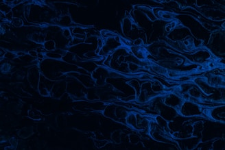 blue and black abstract painting