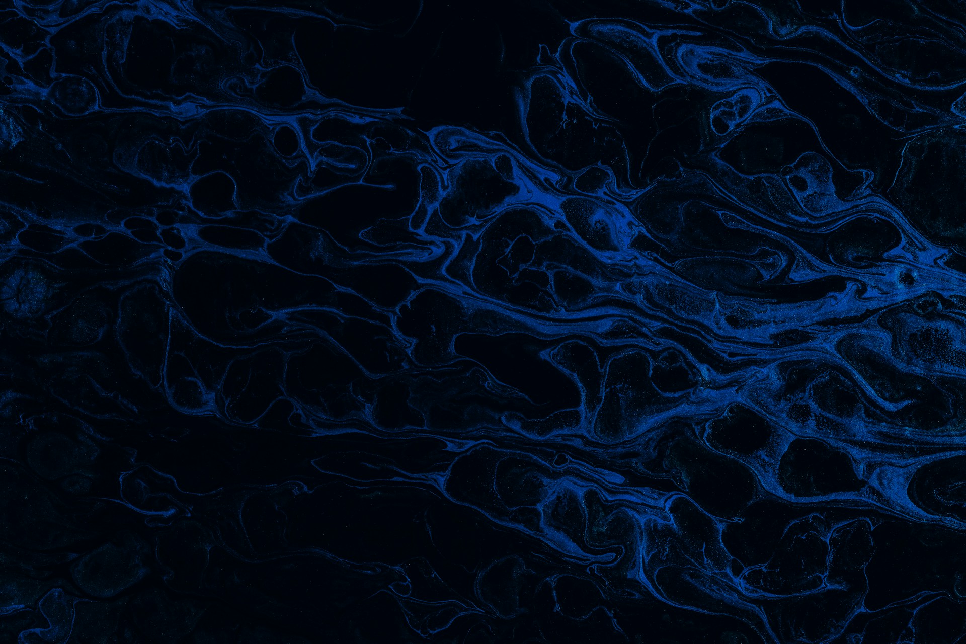 blue and black abstract painting