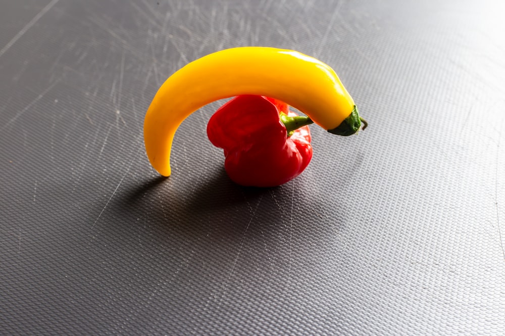 yellow and red bell pepper