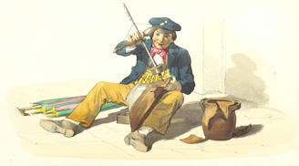 Artisan working on a custom repair on a vintage jacket inside atelier miuart.