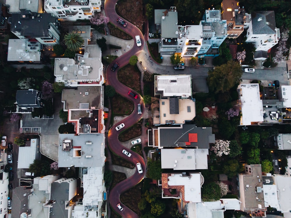 aerial view of city buildings during daytime