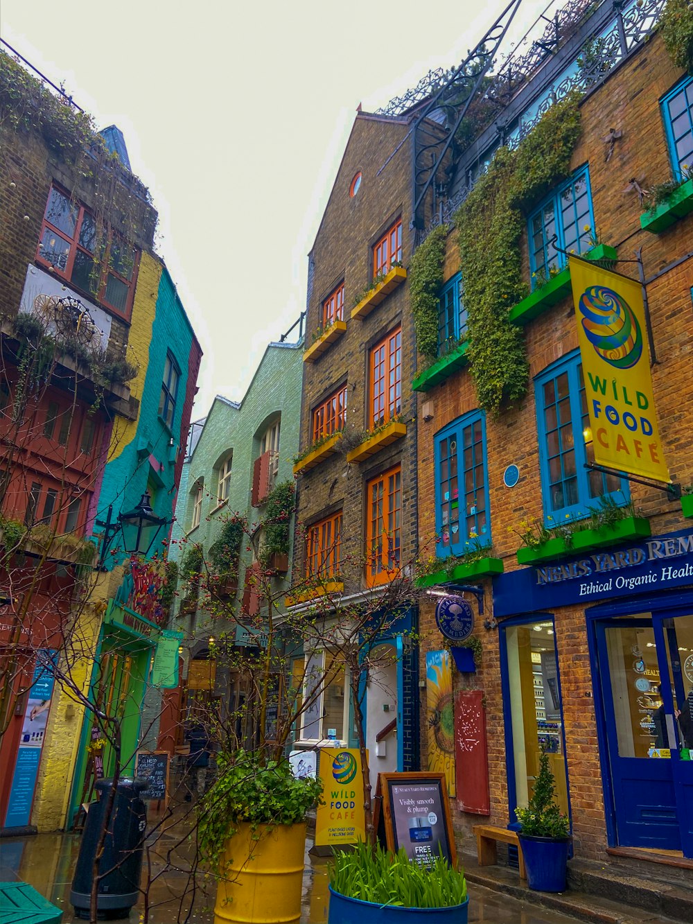 Edificio de hormigón verde y marrón durante el día