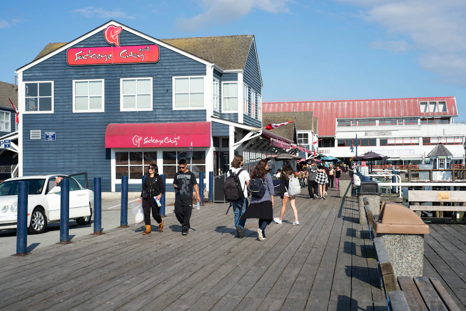 Richmond BC Steveston waterfront dock