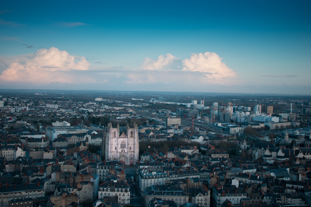 aerial view of city buildings during daytime