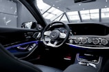 black and gray bmw car interior