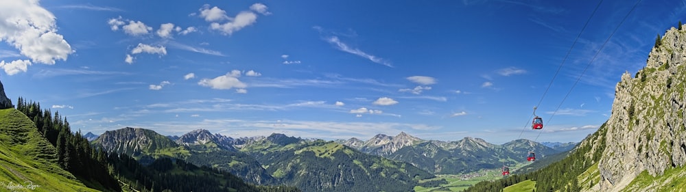 green and brown mountains under blue sky during daytime