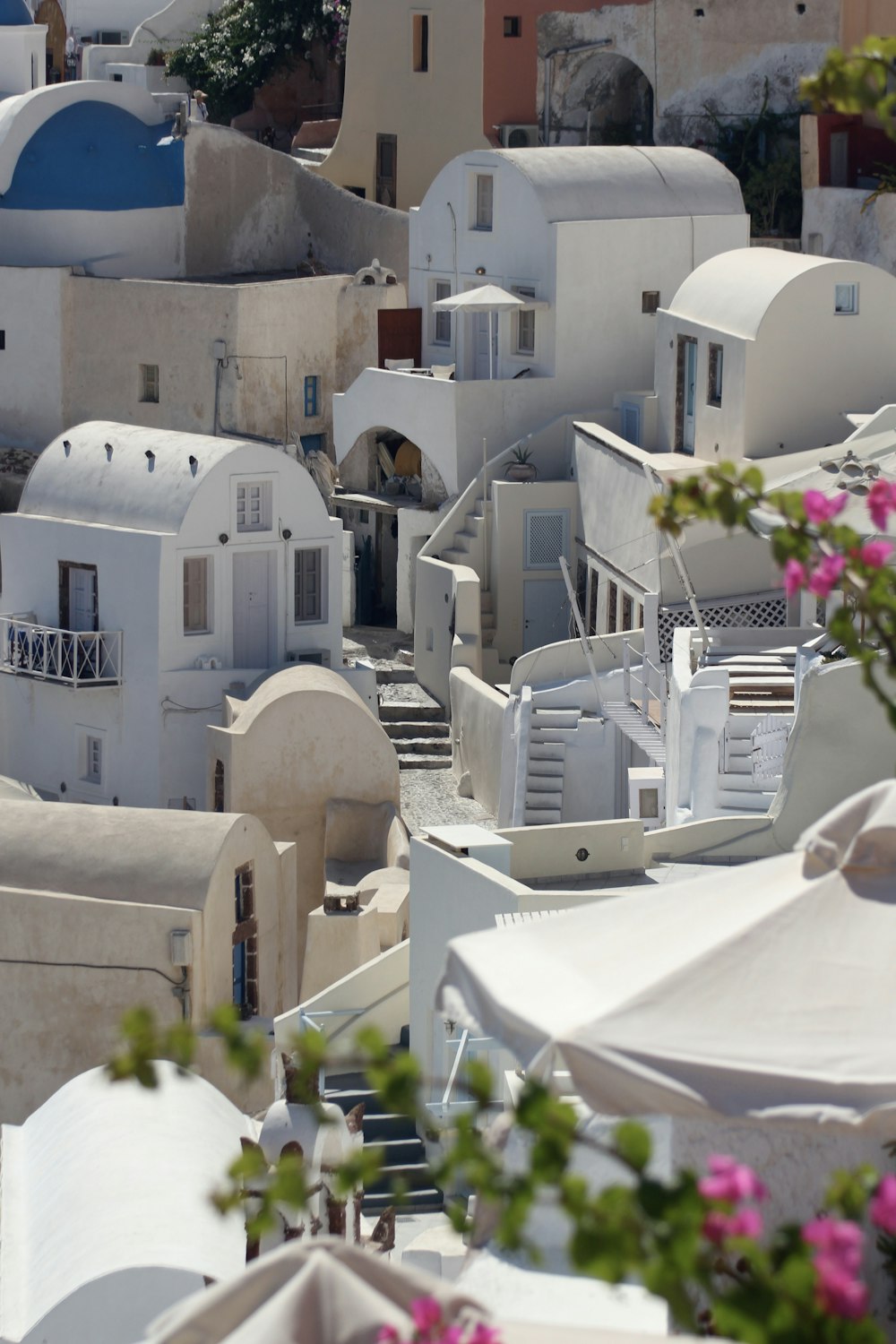 white and brown concrete houses