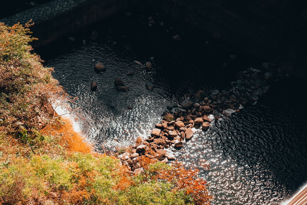 Wasser, das auf dem Fluss fließt