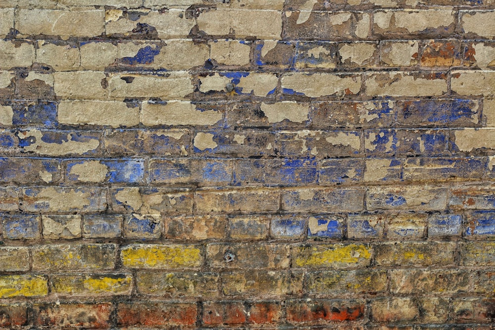 brown and grey brick wall