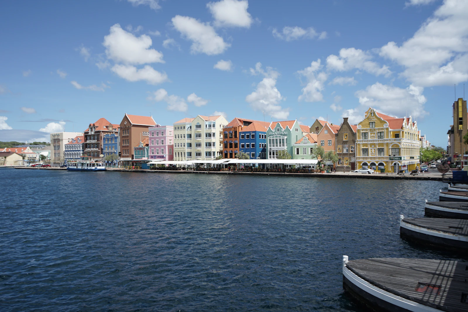 Colorful waterfront of Willemstad, Curacao
