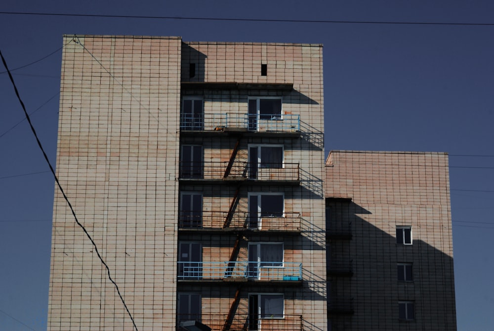 white and black concrete building