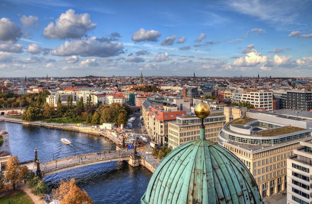 aerial view of city buildings during daytime