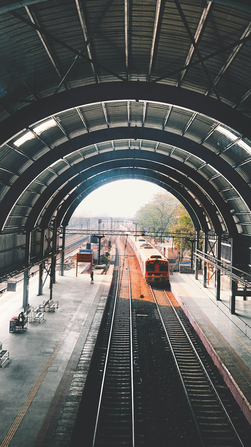 people walking on train station during daytime