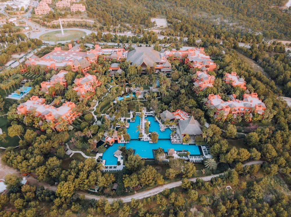 aerial view of city during daytime