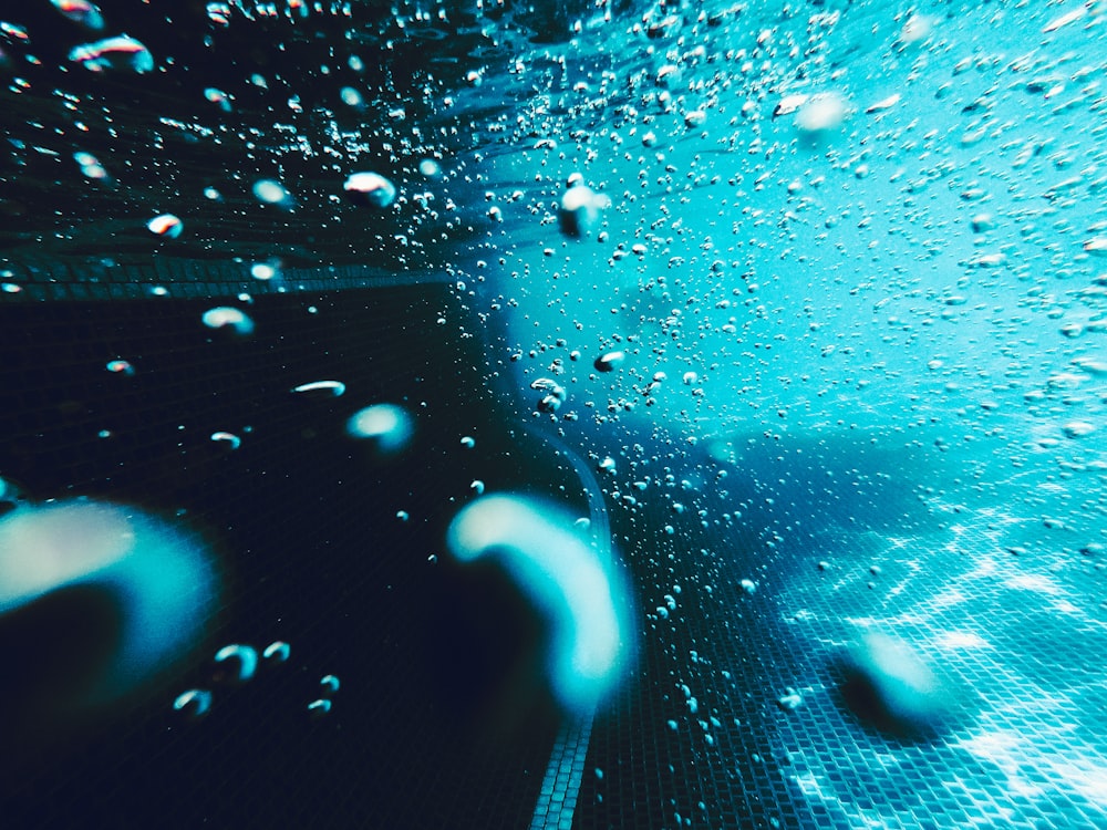 water droplets on glass panel