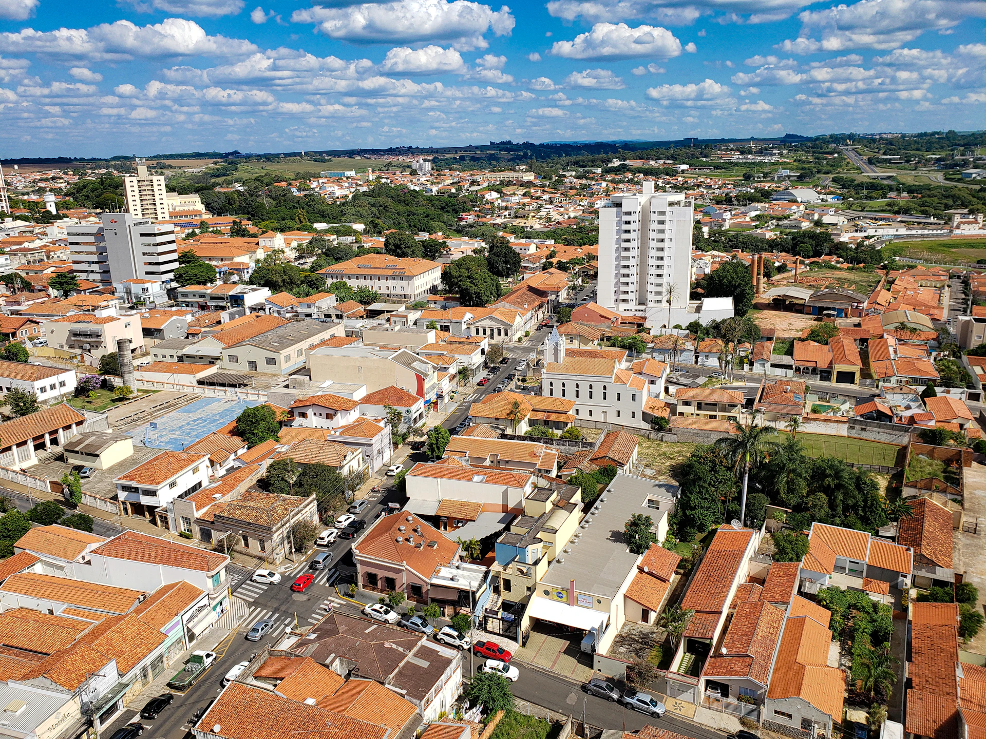 aerial view of city buildings during daytime