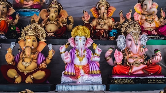 hindu deity figurine on black table in Nashik India