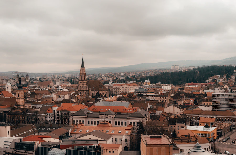 The rooftops of Cluj-Napoca