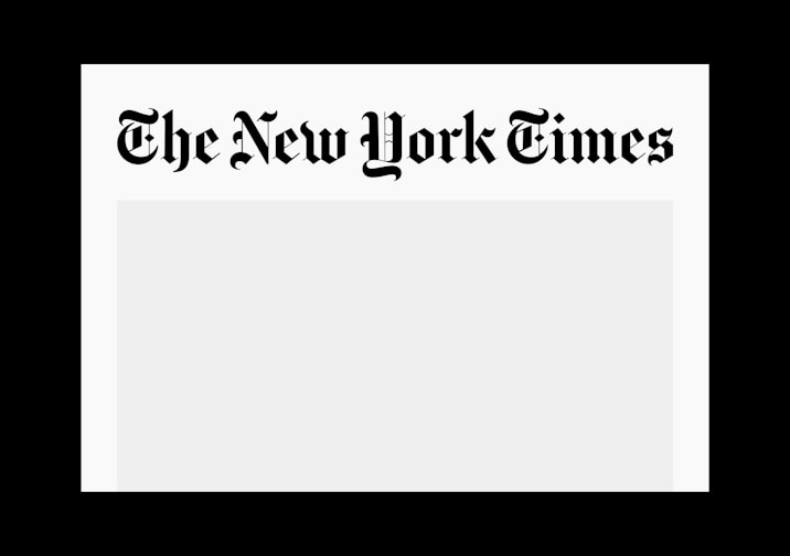 The New York Times Cover for Startup PR