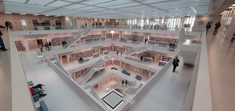 white and red concrete building