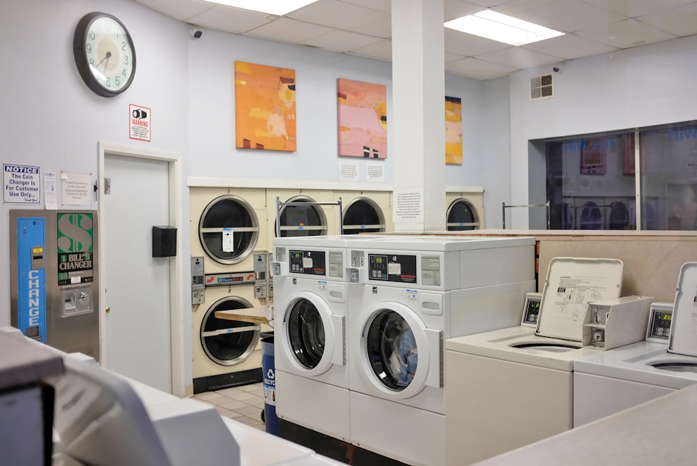 white front load washing machines