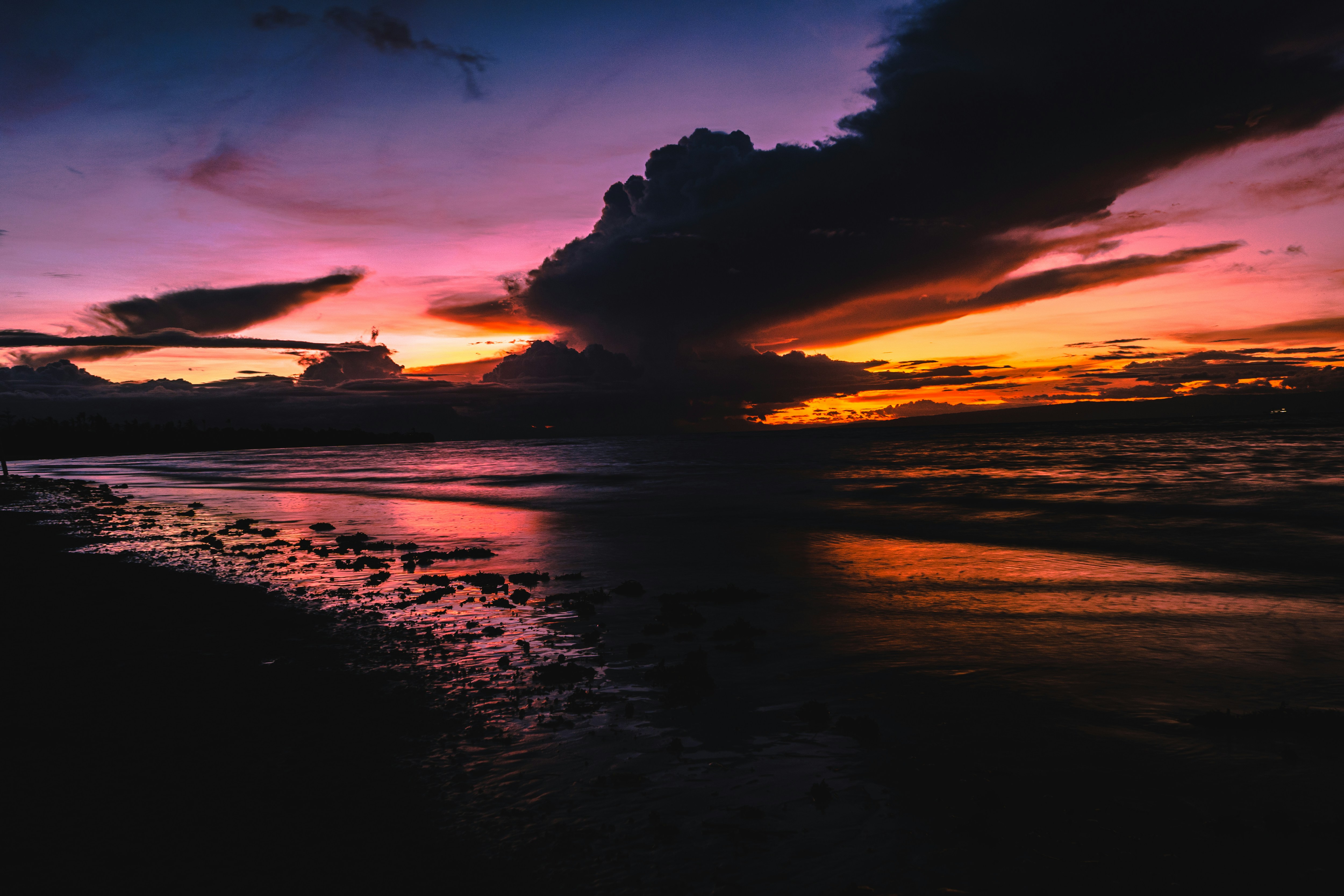 Sunset Beach Canvas Print