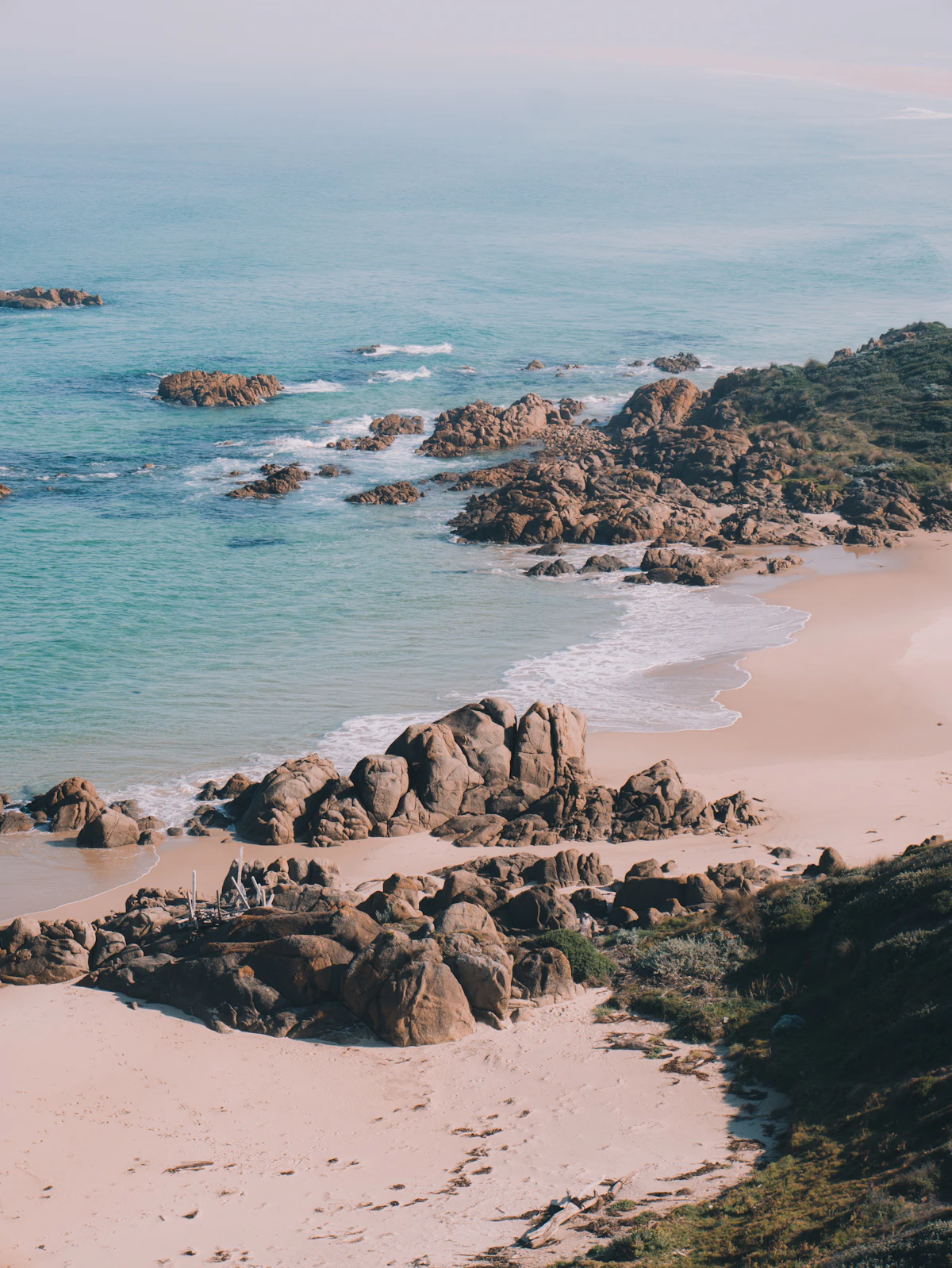 Gippsland coastline and rock formations