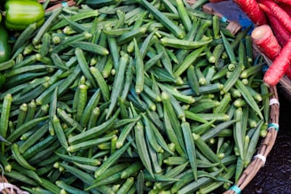 green chili on red plastic container