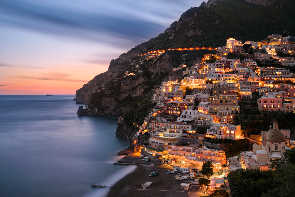 Scenic view of Campania, Italy